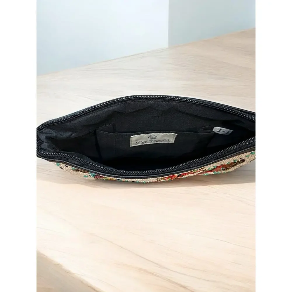 NWT Mary Frances Bag #S001-952 “Flutter” Beaded Bag